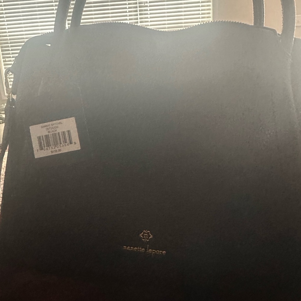 Nanette Lepore Black and Gold Handbag